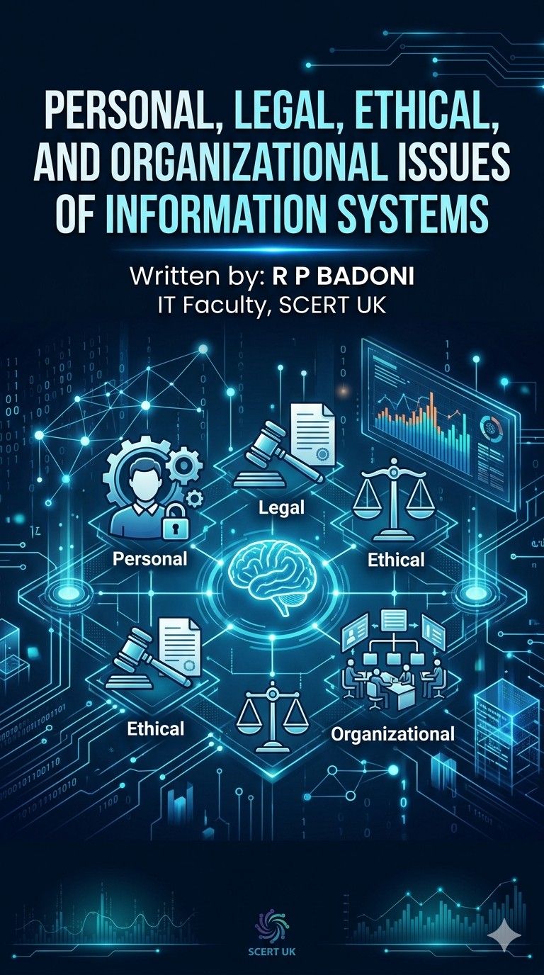 Personal, Legal, Ethical, and Organizational Issues of Information Systems