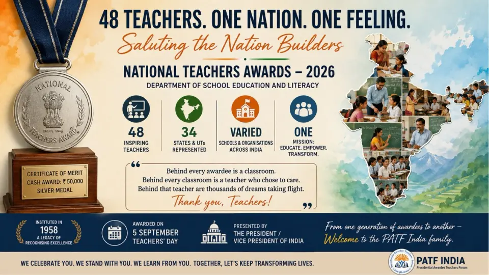 48 Teachers, One Nation, One Feeling